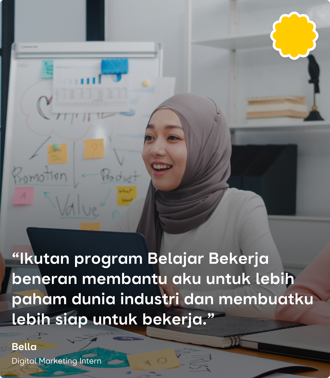Belajar bekerja masuk
